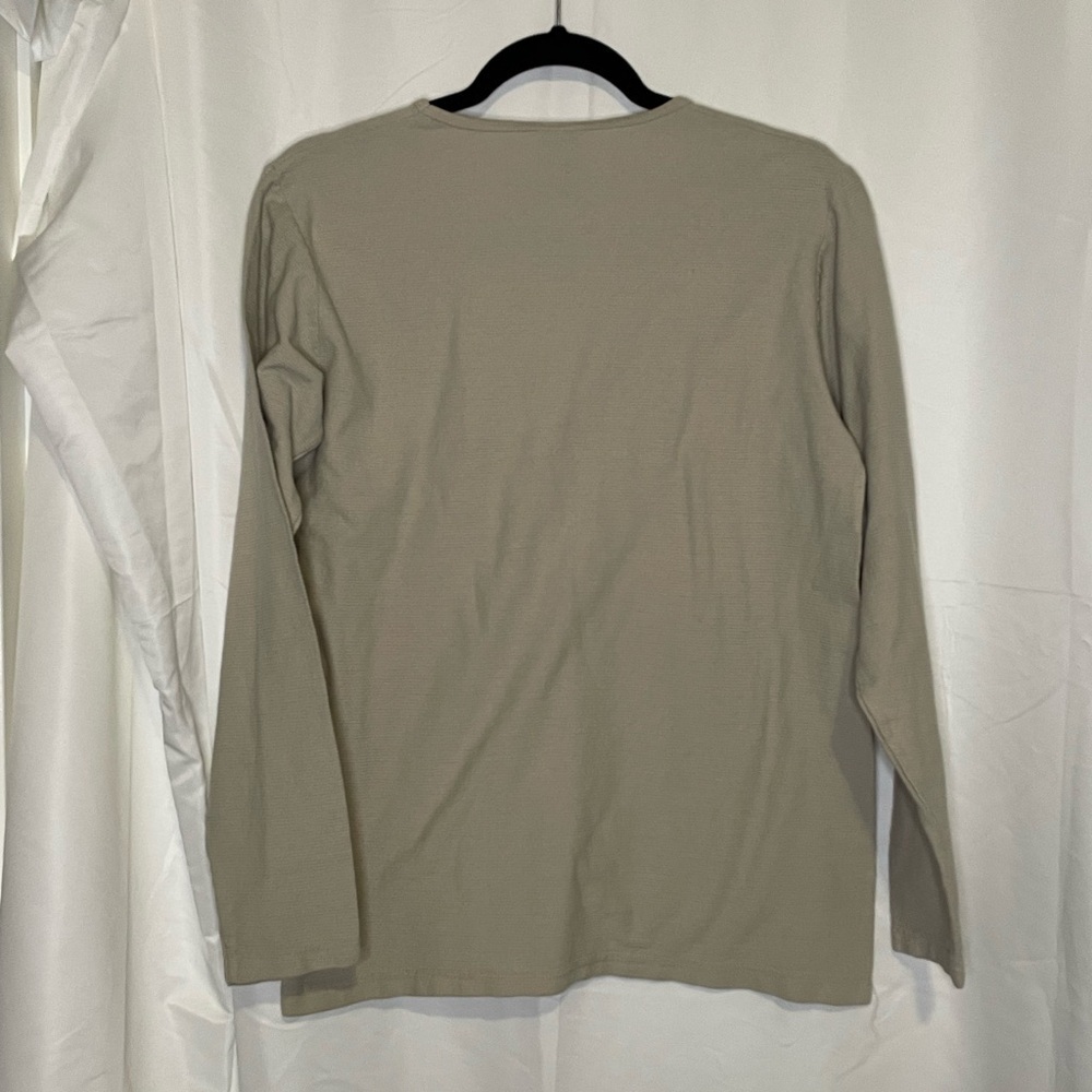 Columbia dark cream 100% cotton long sleeved top​​​​​​​​​​ - Picture 2 of 4